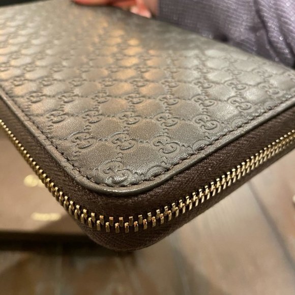 Zip around wallet:  Gucci Microguccissima (unisex) - Picture 2 of 6